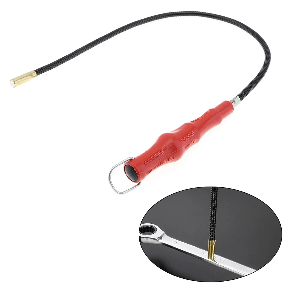 

Flexible Magnetic Bendable Picker Magnet Shaft Pick Up Rod Stick Hand Tool NEW For Picking Up Metal Parts, Hardware Tools, Nuts