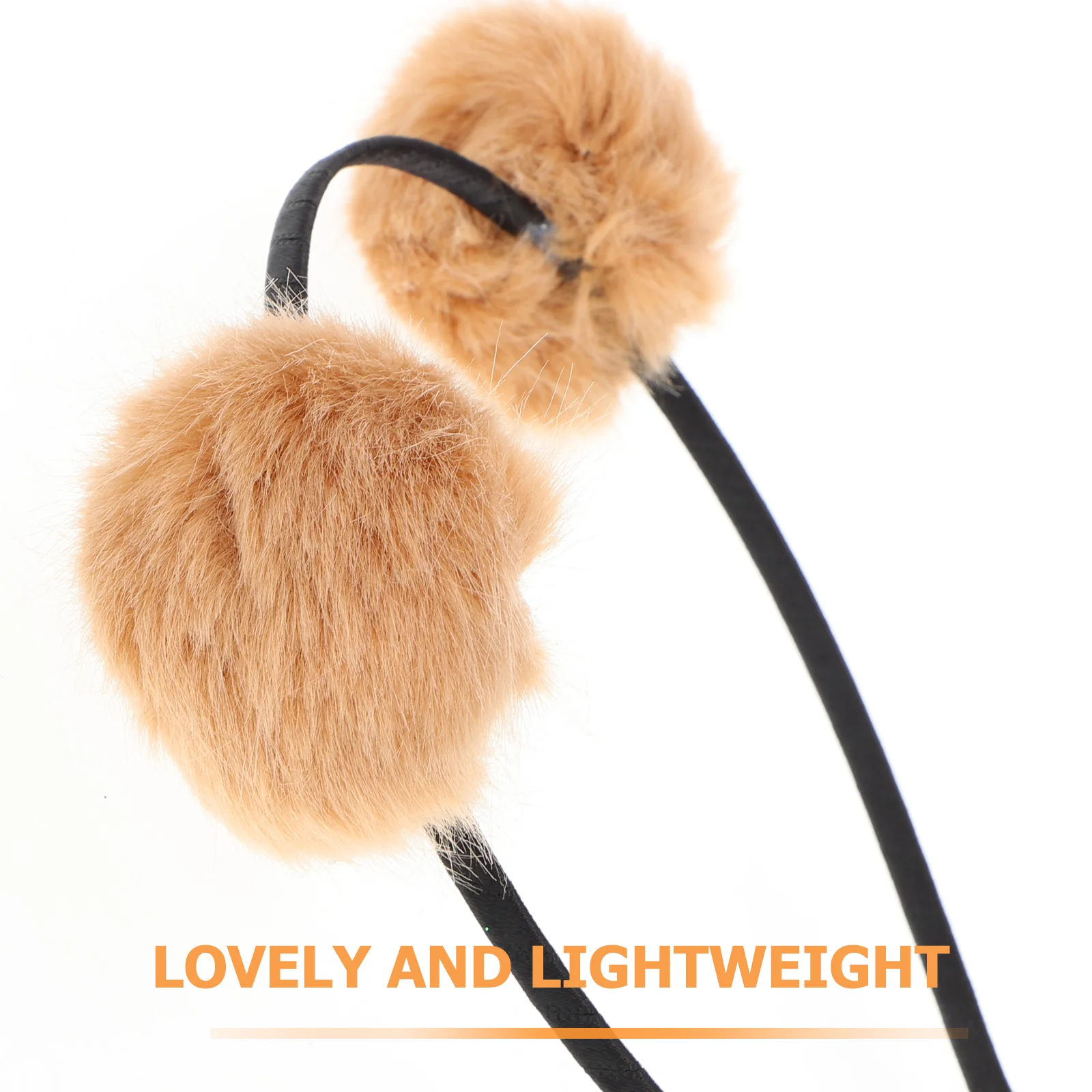 4pcs Fuzzy Ball Cat Ear Headband Lovely Headwear Accessory for Kids Children (Mixed Style)