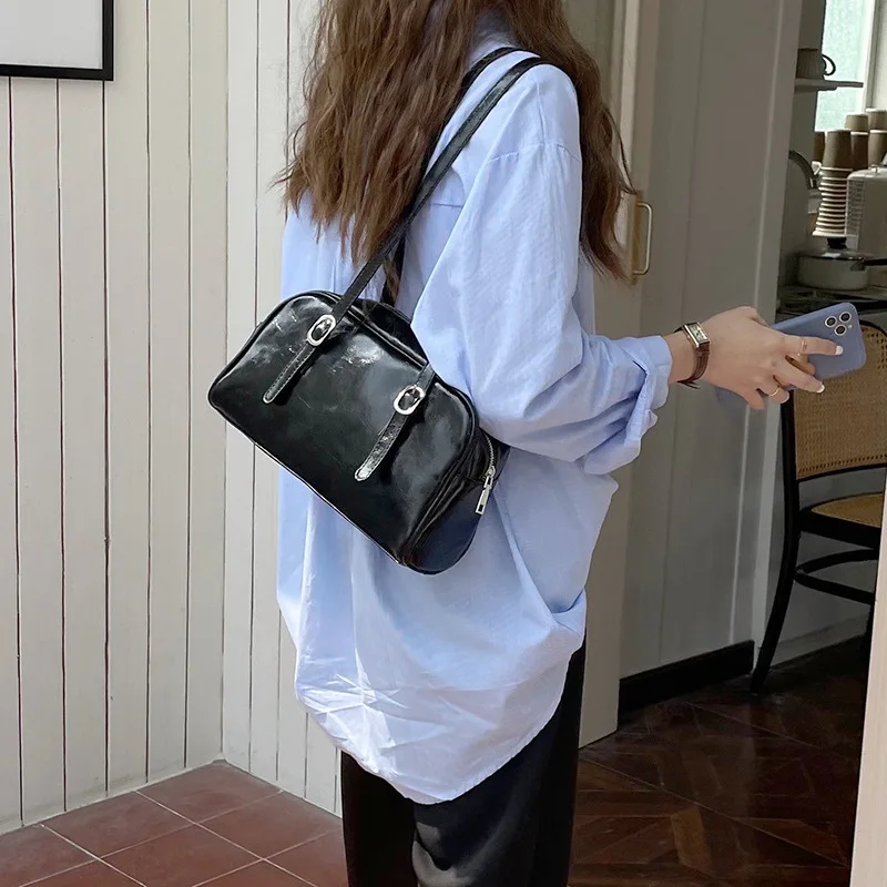 Зеленые винтажные женские сумочки уличная вместительная Повседневная