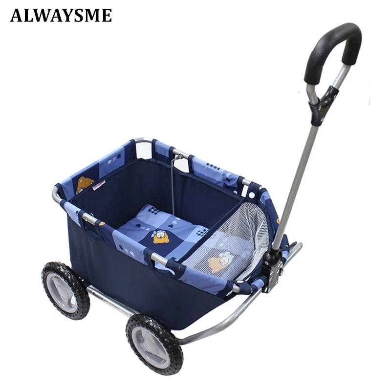 ayCreer My First Wagon Pretend Play Shopping Cart Toy Grocery Cart For 3-10 Years Old Baby Kids