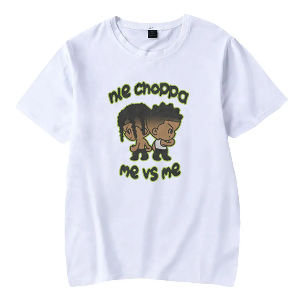 

NLE CHOPPA 2D Summer Harajuku Mens T-shirts Short Sleeves Mens Street Wear Clothing