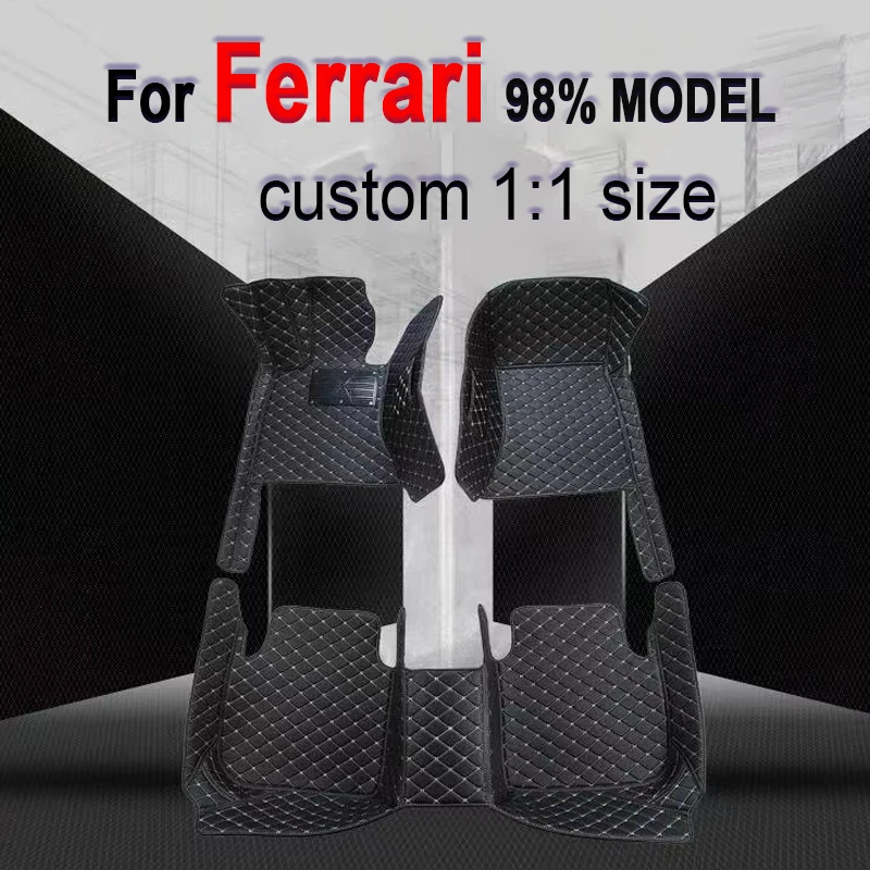 

Custom Car Floor Mats for Ferrari 458 F430 Portofino California 360 modena gtc4lusso 812 SUPERFAST Coupe FF 488 Spider 575 M