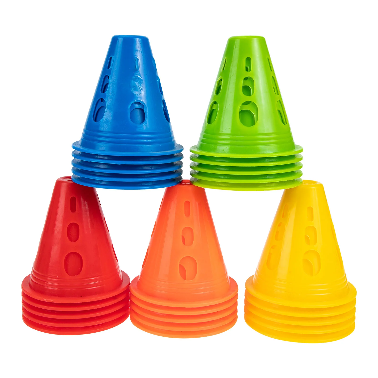 

Cones Training Cone Marker Football Soccer Sports Agility Skating Roller Practice Numbered Obstacle Traffic Skate Marking Cup