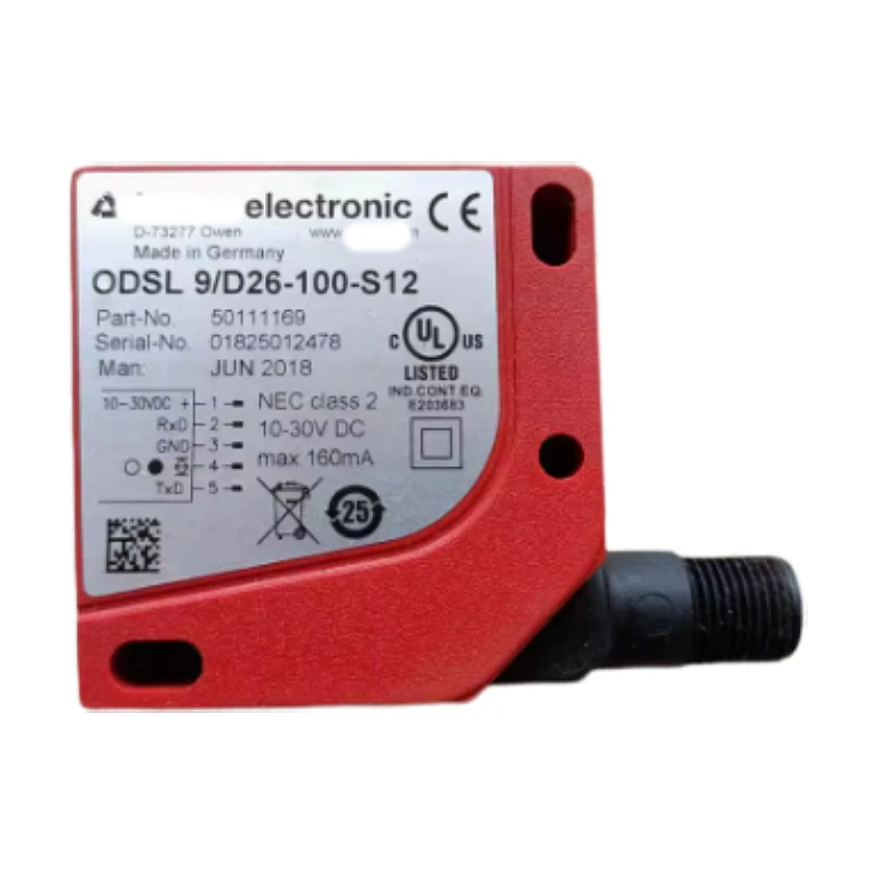 новый и оригинальный датчик смещения ПЛК ODSL 9/D26-100-S12 100 мм