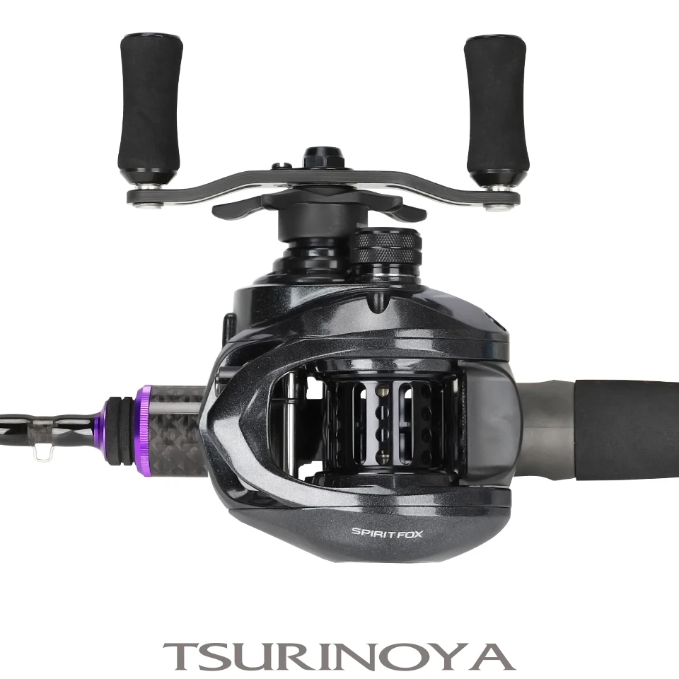 TSURINOYA 142g Ultralight 8.5g Spool Bait Finesse Baitcasting Fishing Reel SPIRIT FOX 50 50H 7.3:1 Shallow Spool Light Game Coil enlarge