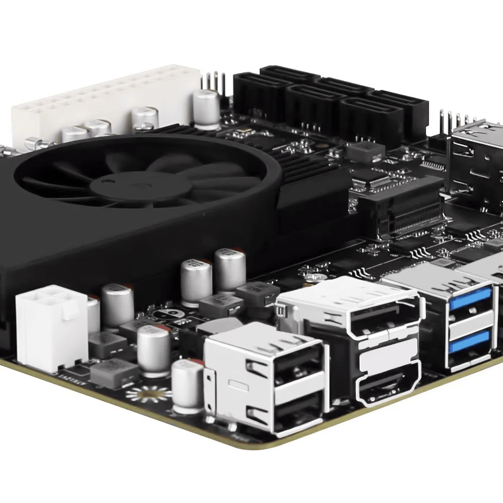 Материнская плата NAS N5105/N6005 4x Intel i226-V 2,5G Nics Dual M.2 ...
