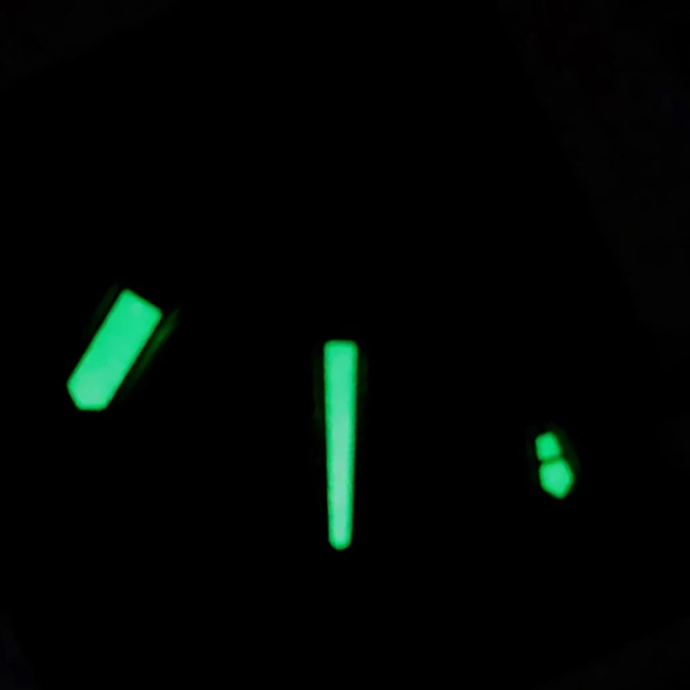 Зеленая светящаяся искусственная кожа NH35 NH35A NH36 7S36 7S25 7S35 6R15 4R35 4R36 автоматический