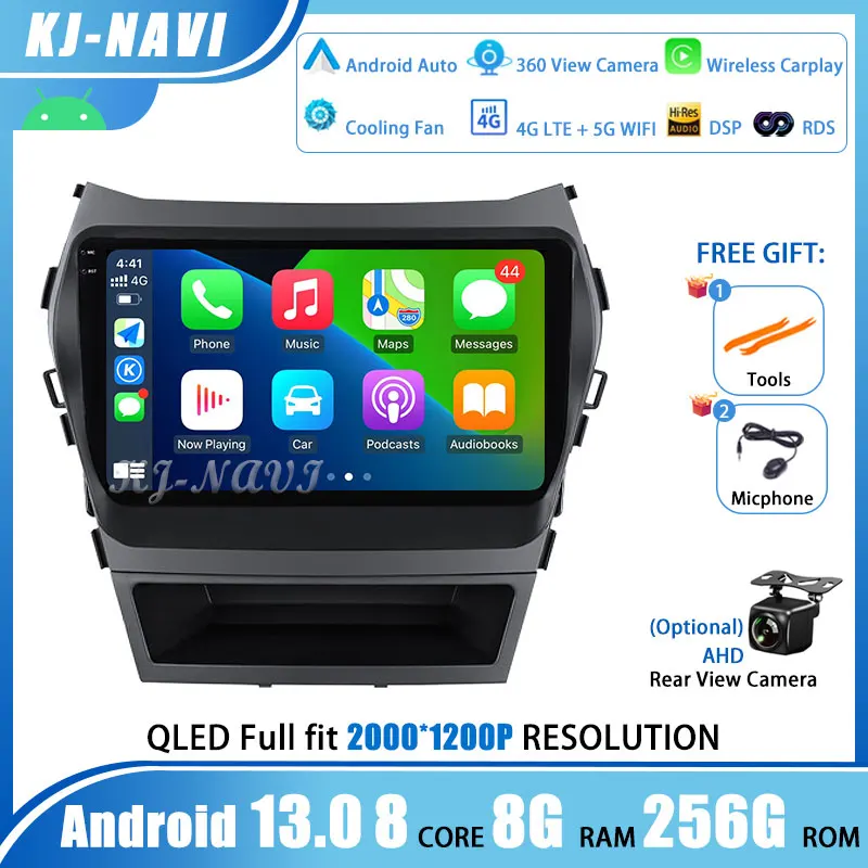 

Автомагнитола для Hyundai Santa Fe 3 Grand IX45 2012-2017, 2 Din, Android 13