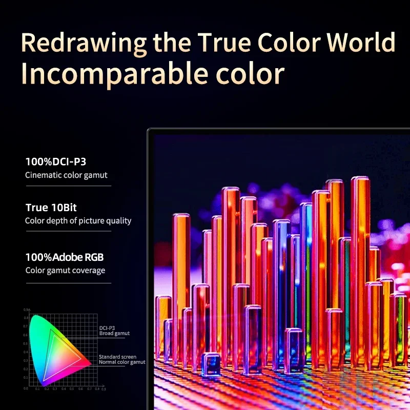 13 3-дюймовый портативный монитор с сенсорным экраном 4K OLED AMOLED 100% DCI-P3 USB-C