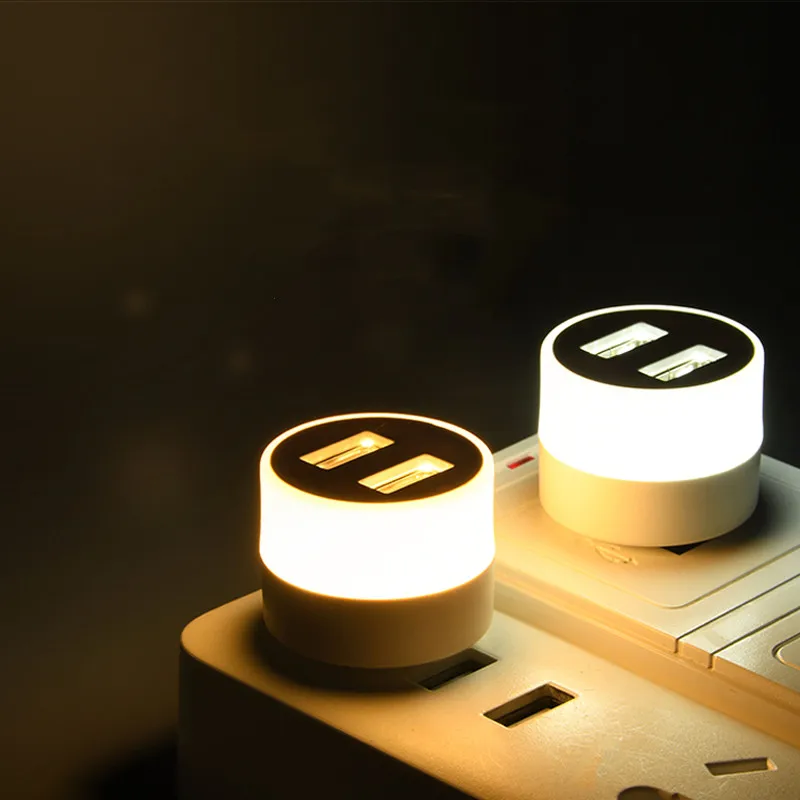 

USB Portable LED Splitter Night Light Computer Mobile Power Charging USB Small Book Lamps Outdoor Camping USB Multifunctional