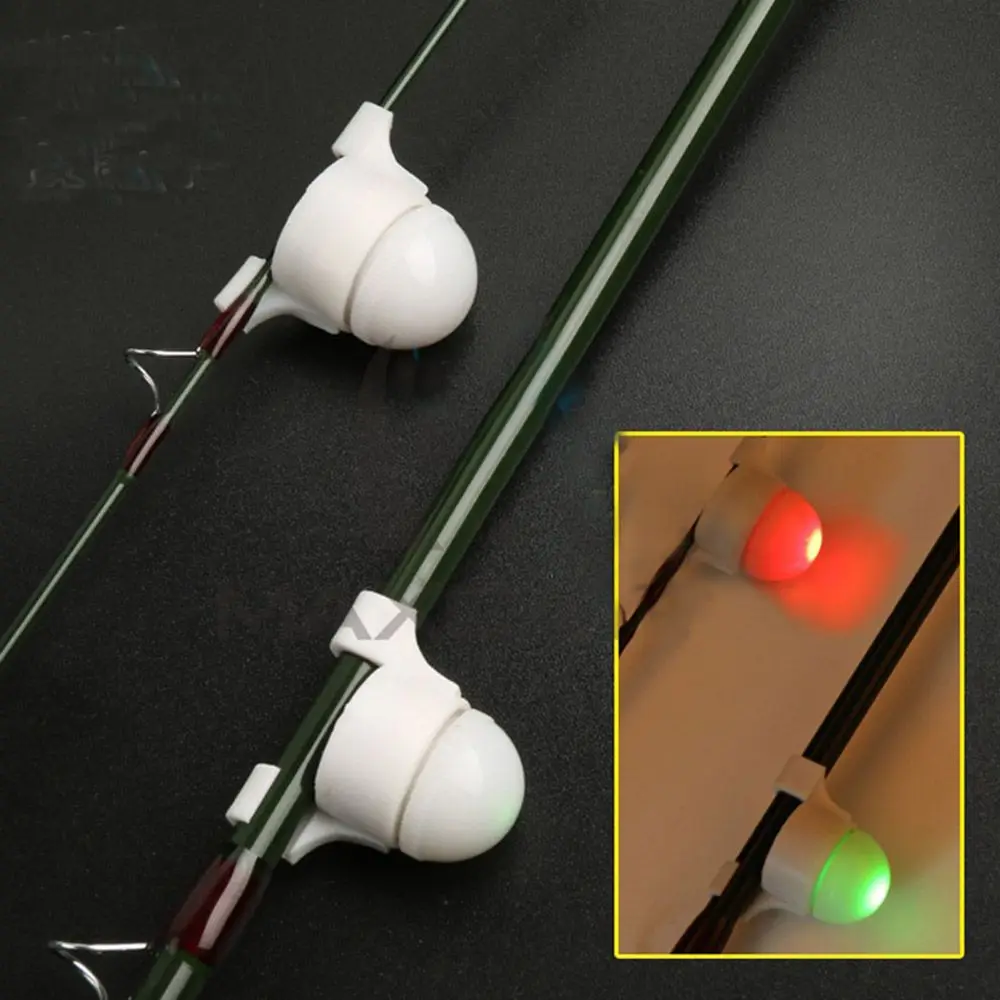 

High Quality Outdoor 1 Pcs Fish Rod Strike Alert Bell LED Signal Light Bite Alarm Night Flashing
