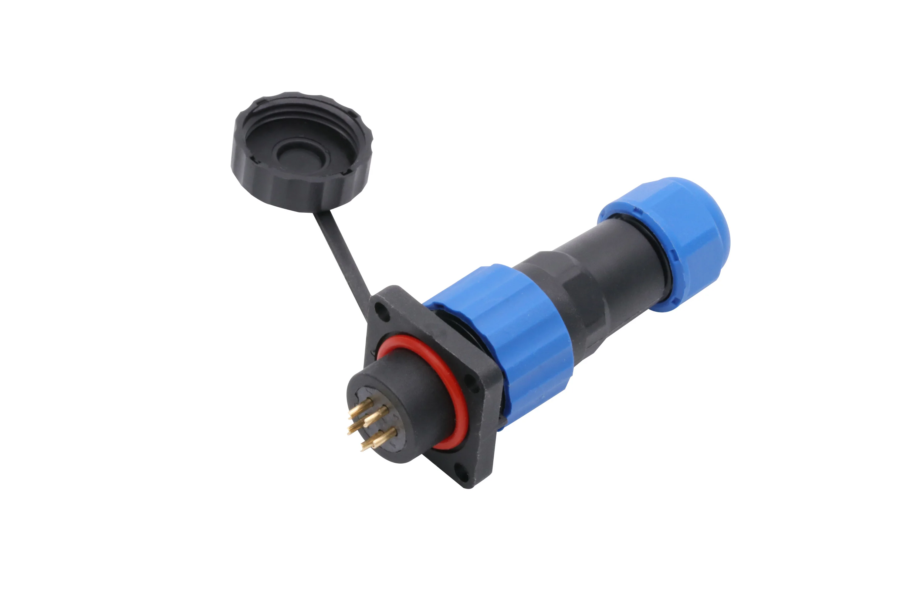 1pc SP16 Aviation Connector Square Waterproof 2/3/4/5/6/7/9pins IP68 Male Plug&ampFemale Socket Wire Cable Terminal Panel Universal |