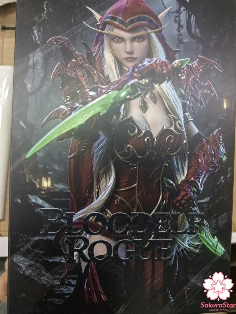 Фото В наличии: Коллекционная модель фигурки SakuraStar Store SHARK TOYS SK-010 Blood Elf Rogue в масштабе 1/6, подвижная женская фигурка, подарок. №2