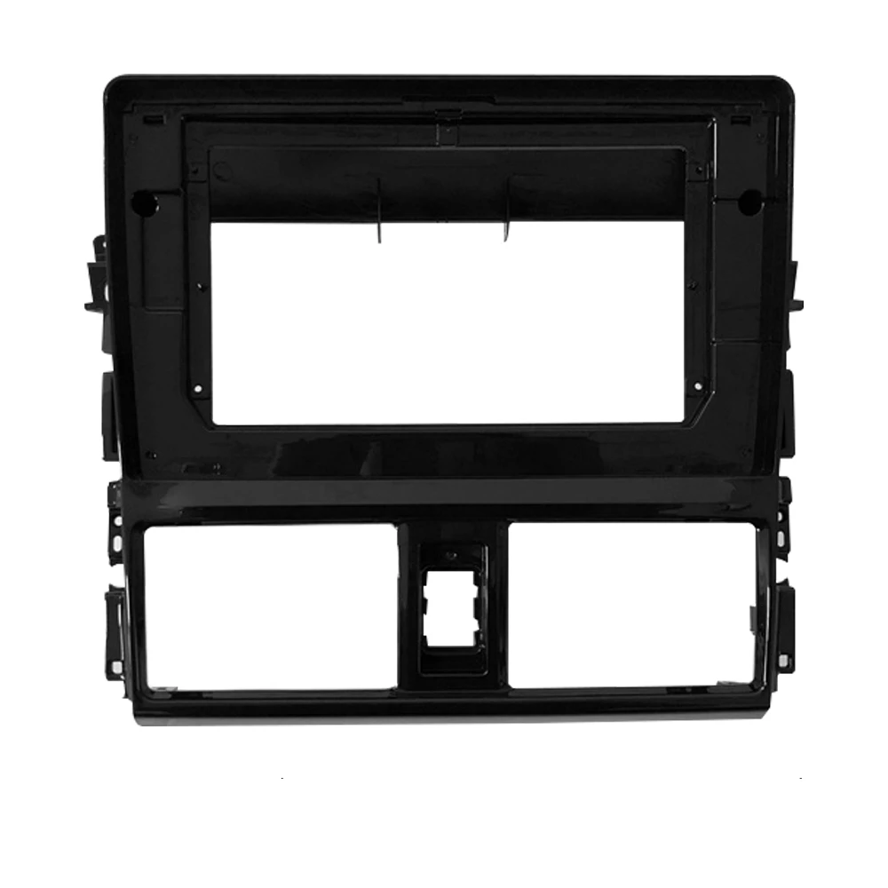 

2Din Car DVD Frame Audio Fitting Adaptor Dash Trim Kits Facia Panel 10.1 For Toyota VIOS Yaris 2013-2017 Double Din Radio Player