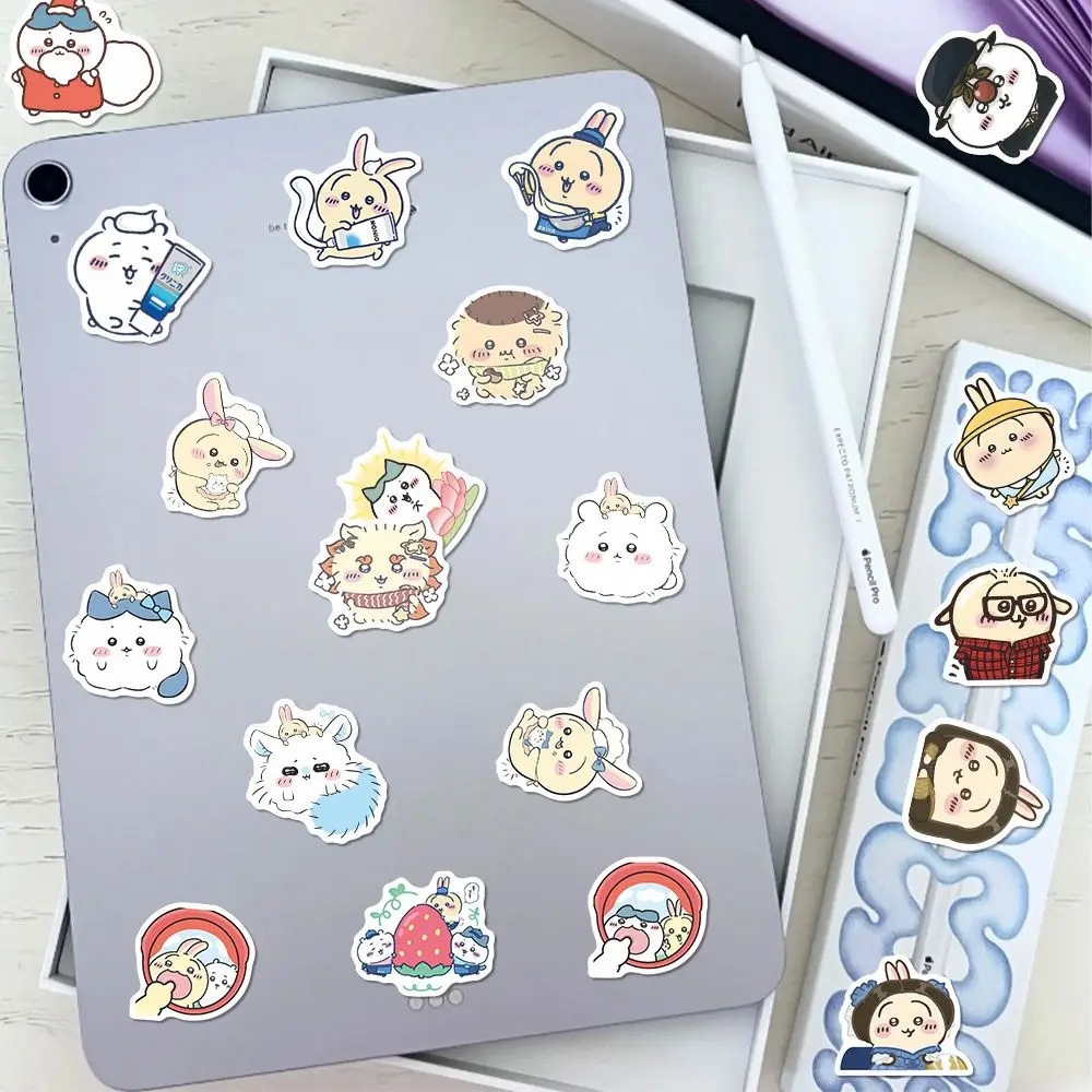 10/62/124 шт. милые наклейки Chiikawa мультяшный скрапбукинг чехол для телефона наклейка