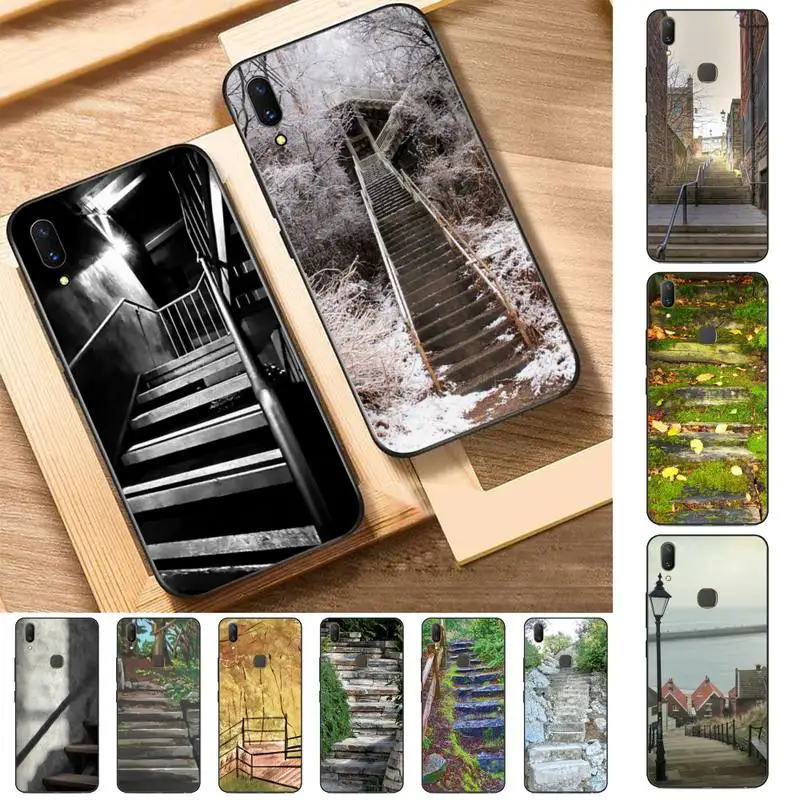 

The steps Phone Case for Vivo Y91C Y11 17 19 17 67 81 Oppo A9 2020 Realme c3