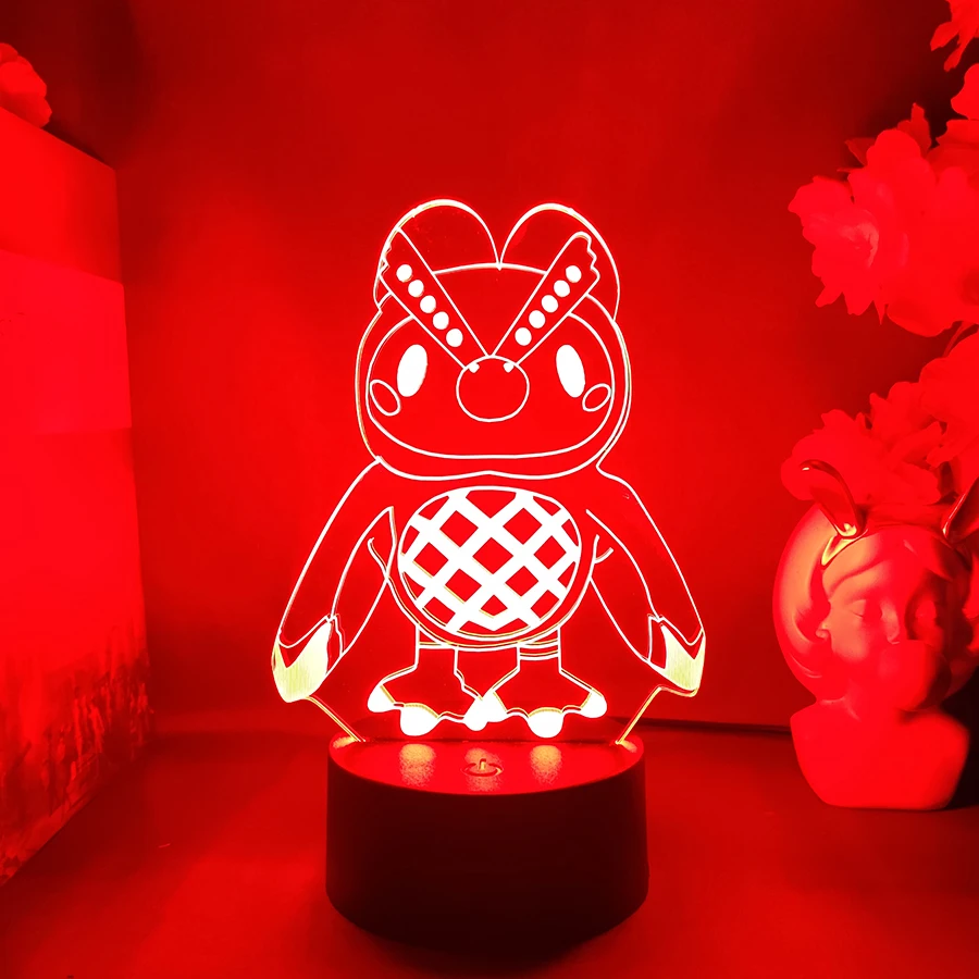 

Celeste 3D LED Game Lamp Animal Crossing Cute Owl Home Decoration for Child Nightlight RGB Table Lamp Gaming Decor Setup Lamps