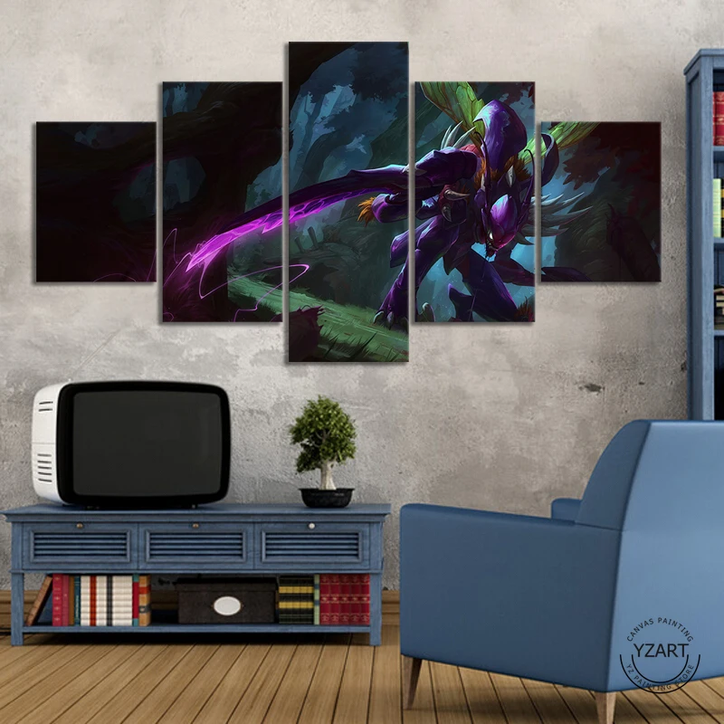 Картина на холсте Лига Легенд хазикса без рамки |