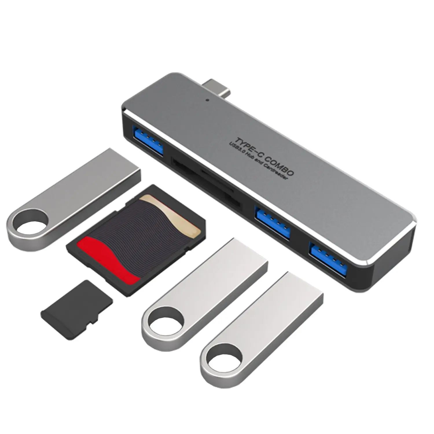 

Разветвитель с несколькими портами USB 3,0 док-станция для ноутбука и ПК
