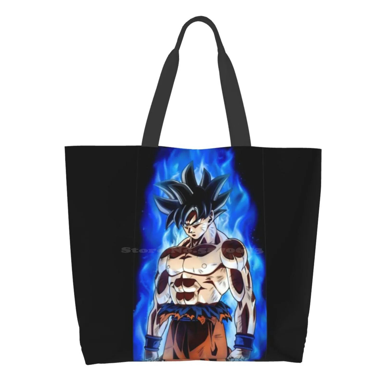 

Аниме Z женская сумка для покупок тоут для девушек большого размера это Гоку Вегета маджин Буу Гохан морозильные плавки сотовые клетки мале...