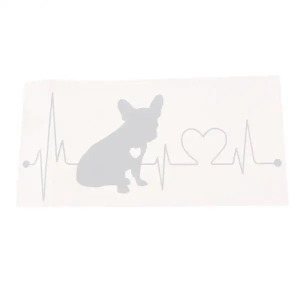 

2x Cute French Car Sticker Window Truck Car Bumper Laptop Decal White