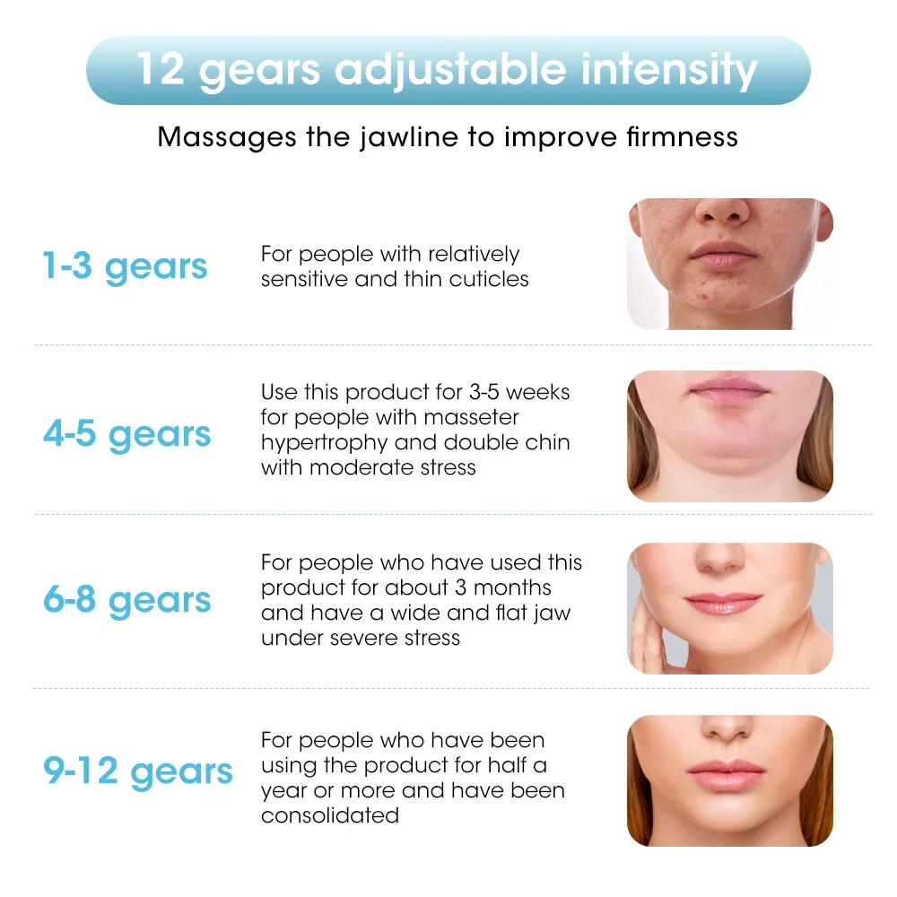 НОВЫЙ аппарат для подтяжки лица бандаж V-образный массажер EMS микротоковый тонкий