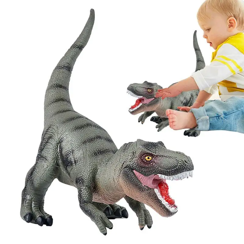 

Children's Dinosaur Toy Jumbo Sounding Tyrannosaurus Rex Model Washable Dinosaur Toy Ornament For Desktops Gardens Offices Homes