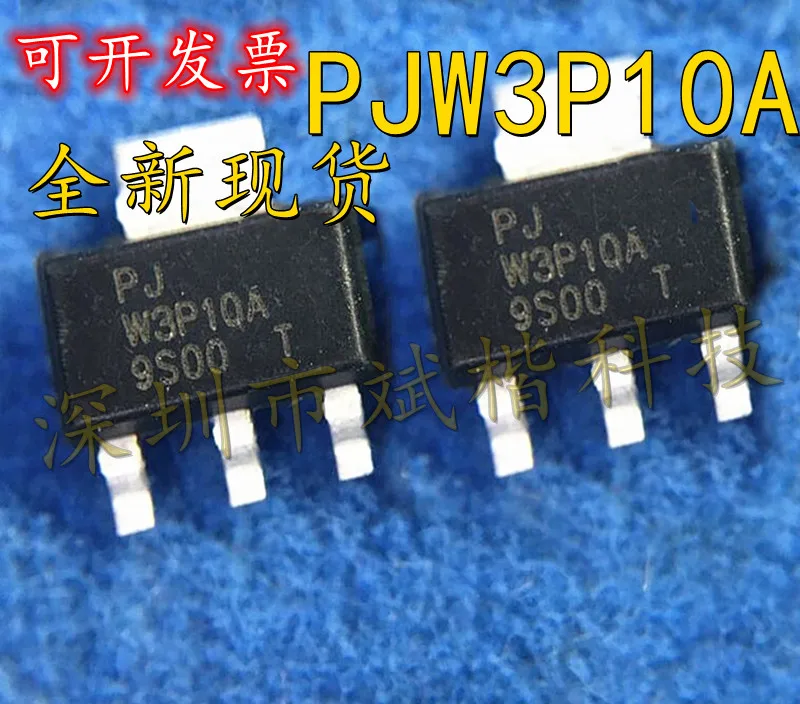 

10PCS/LOT PJW3P10A W3P10A SOT-223 Field Effect Chip Transistor P-Channel 100V 2.6A