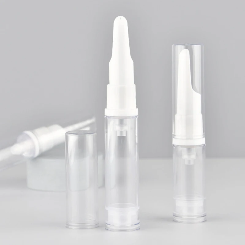 

5/10/15ML Clear Airless Vacuum Pump Bottle Cosmetic Eye Cream Travel Size Dispenser Refillable Containers