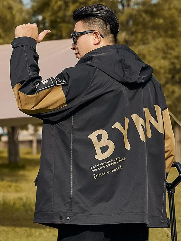 50.00kg Slimming Plus size Outerwear Men's Clothing Thickened Cotton-padded jacket plus Size Cotton-Padded Coat Lard-bucket ... |