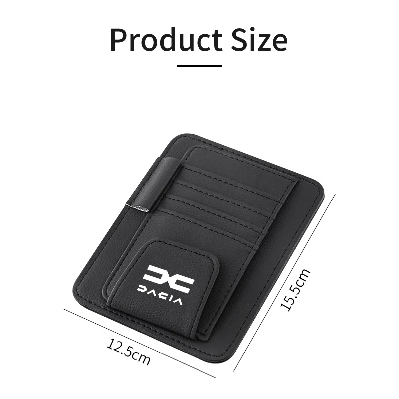 Автомобильный солнцезащитный козырек зажим для очков держатель карт сумка Dacia