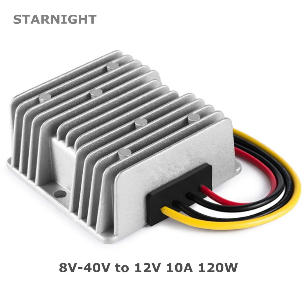 

Стабилизатор напряжения PWA-0041 DC 8V-40V to DC 12V 10A 120W