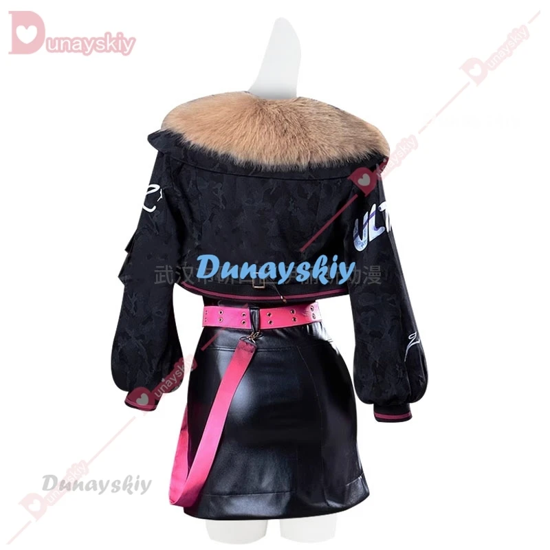 ULTRA C Azusawa Kohane косплей аниме PSCSF костюм униформа черное пальто платье парик