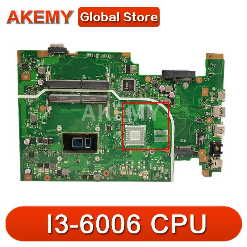 

Материнская плата I3-6006 для ноутбука ASUS Vivobook 17 X705UQ x705пароль