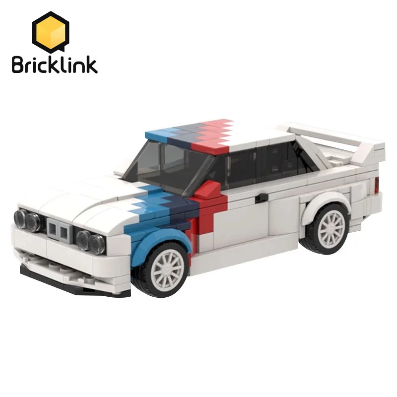 

Bricklink MOC Technical Car M3 E30 Racing Speed champion Sportscar Creative Expert Building Blcoks Bricks Toys For Children Gift