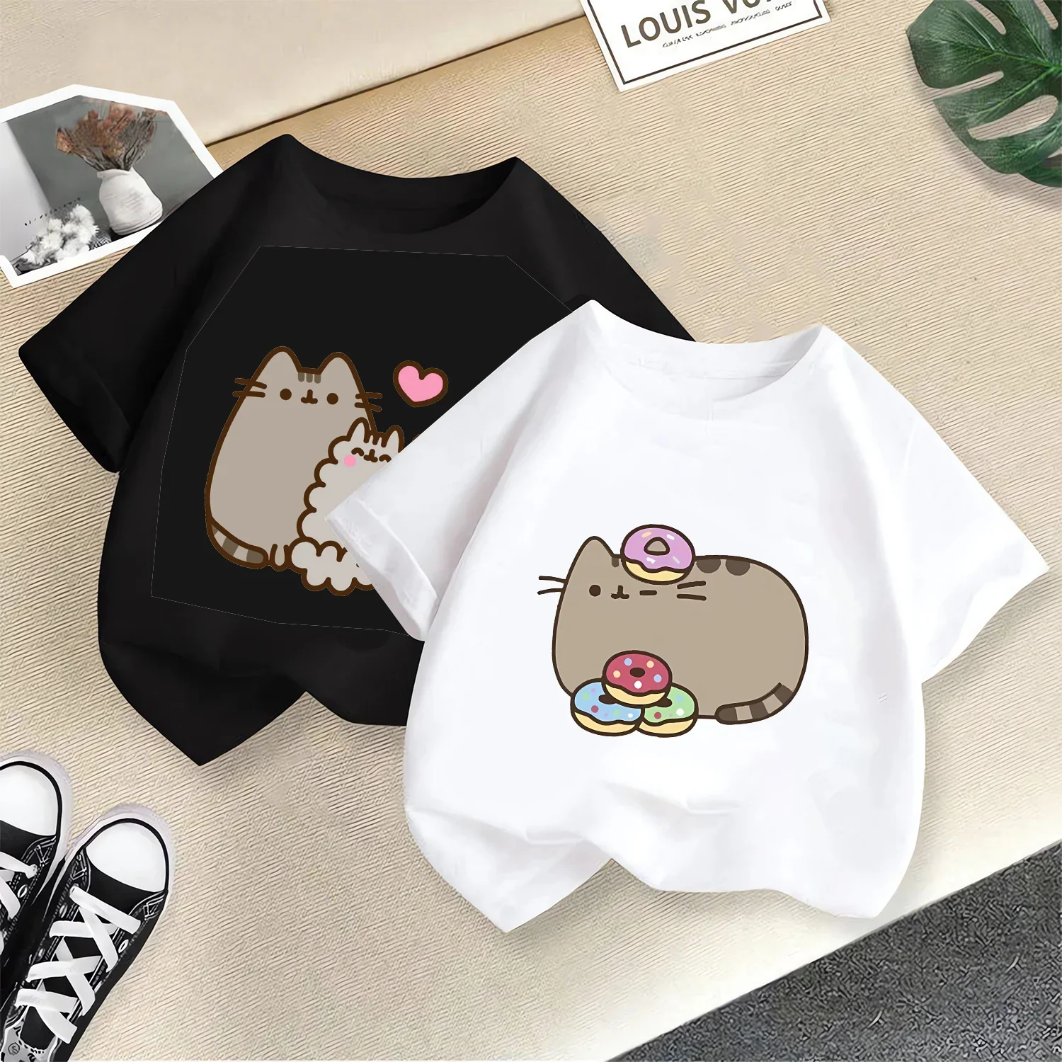 Женская летняя футболка с коротким рукавом Y2k для мальчиков и девочек