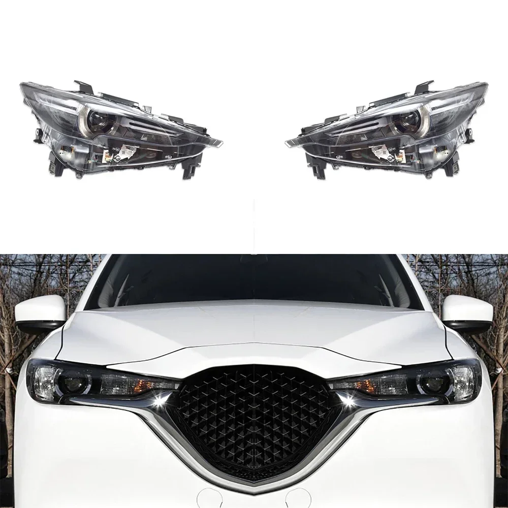 

Для Mazda CX-5 2017 2018 2019 2020 фары автомобиля в сборе передняя лампа светодиодный авто весь автомобильный светильник в сборе