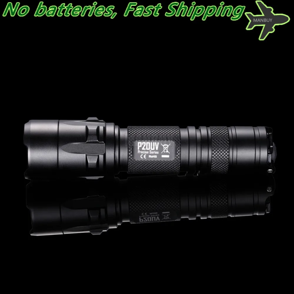 Free Shipping NITECORE P20 P20UV CREE U2 LEDs Ultraviolet Gear Law Enforcement Military Outdoor Camp Hunting Tactical Flashlight
