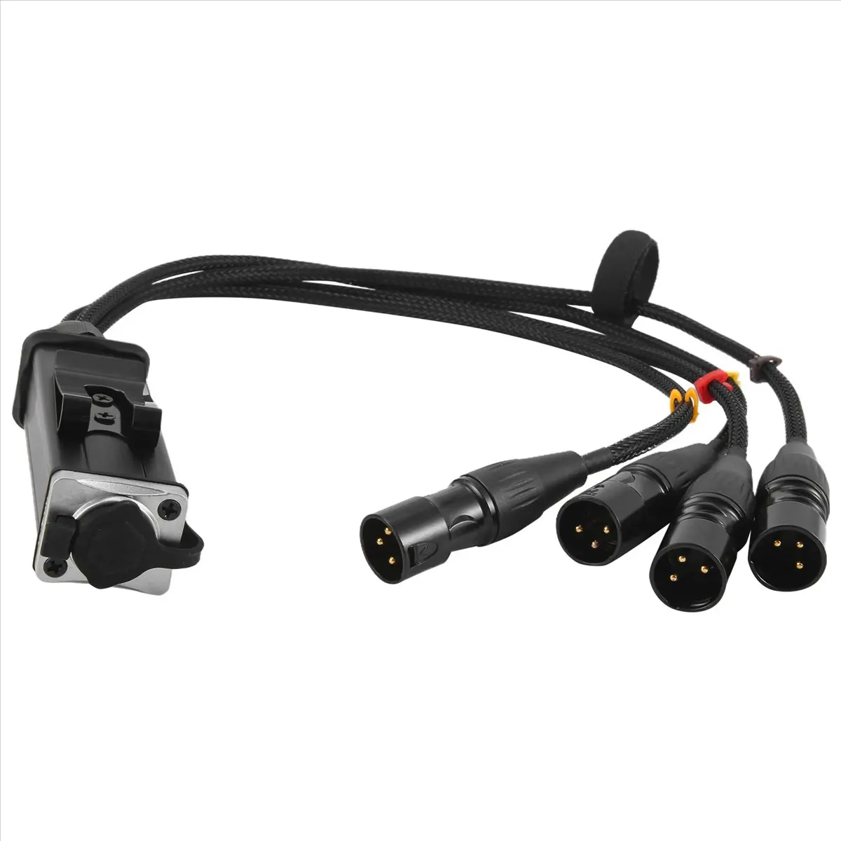 Фото [Акция] Кабель RJ45 CAT5 экранированный, с 4-канальными 3-контактными разъемами XLR (папа), многоканальный сетевой приемный кабе №3