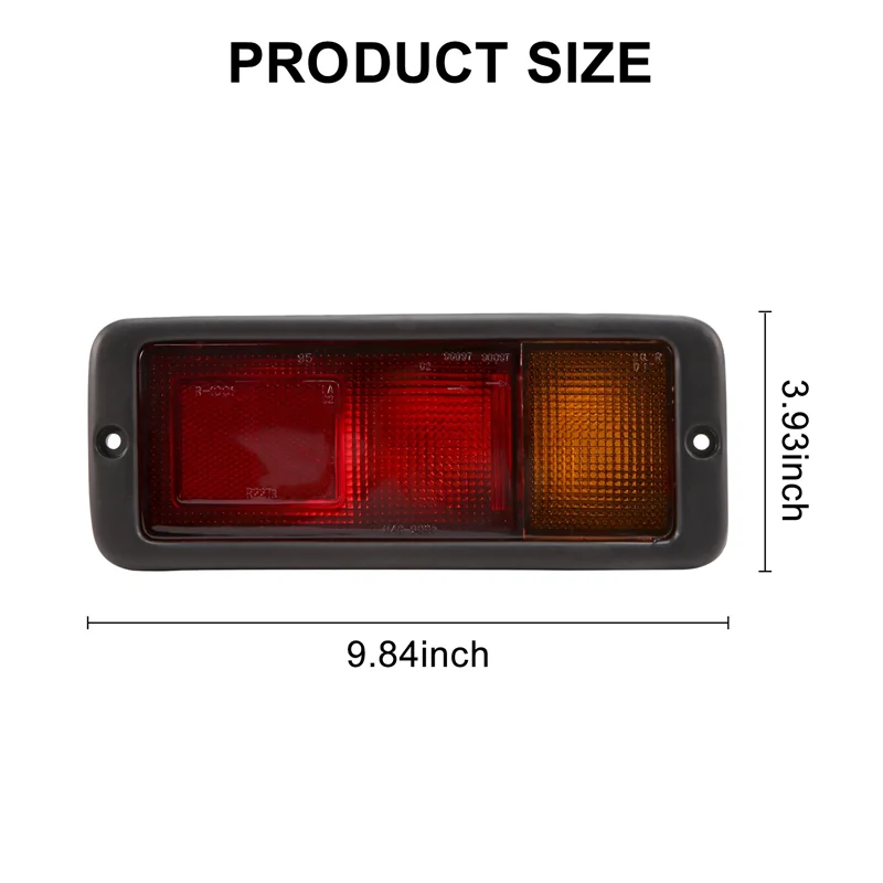 

2Pcs Rear Tail Light Bumper Daytime Running Driving for 1992-1999