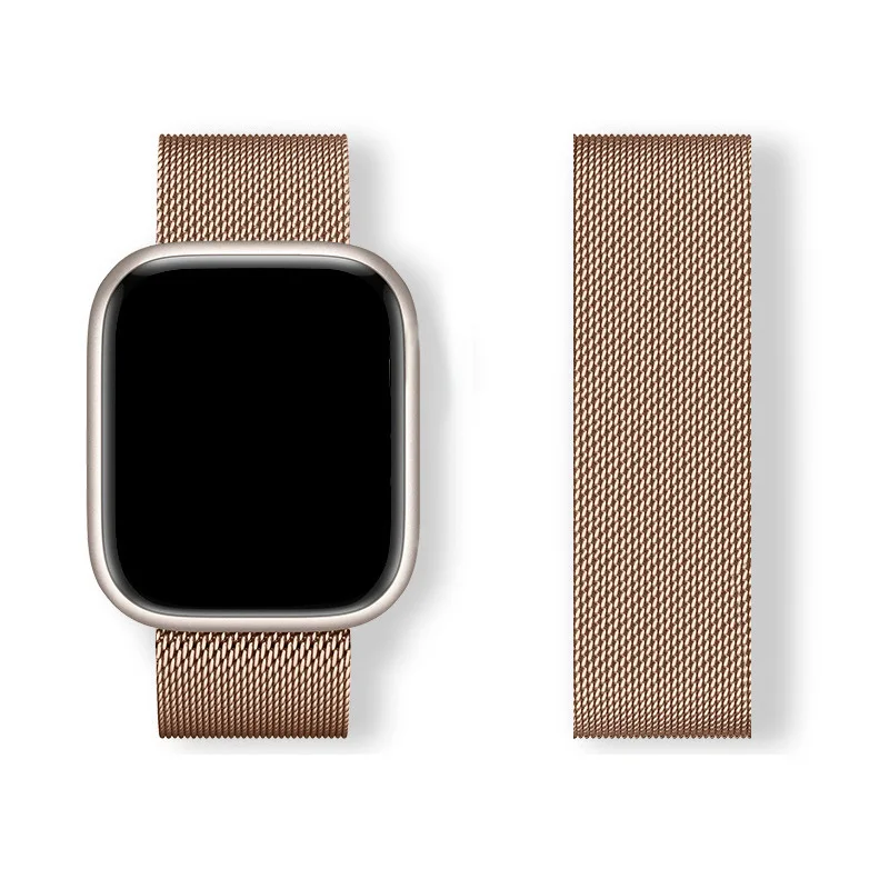 Stainless Steel Strap for Apple Watch Series 8 7 45mm Metal Wristband Magnetic Bracelet for Iwatch SE 6 5 3 44 41 40 42 38mm