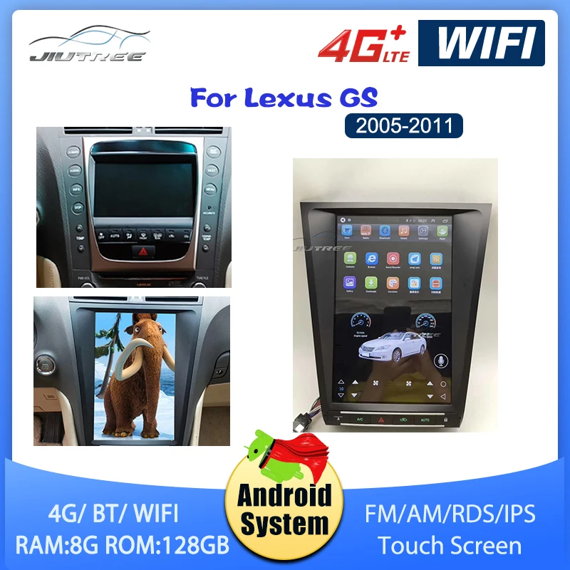 

Автомобильная магнитола 128G Android для Lexus GS 2005-2011, автомобильная стереосистема, DVD, мультимедийный плеер, Автомобильная GPS-навигация, головное у...