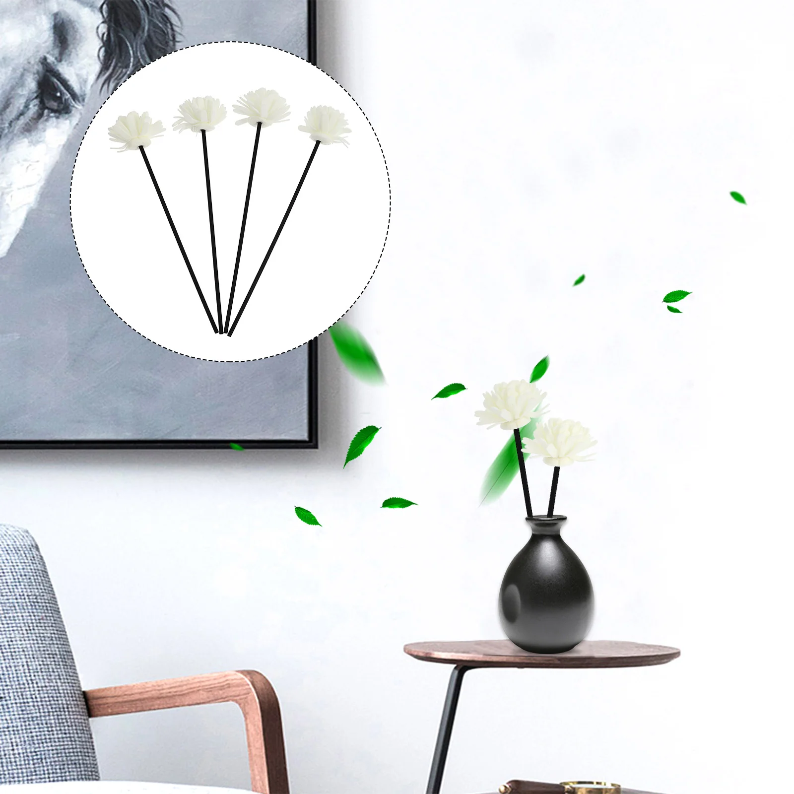 

Diffuser Sticks Stick Flower Rattan Fragrance Aroma Oil Replacement Simulated Accessories Rod Refill Room Set