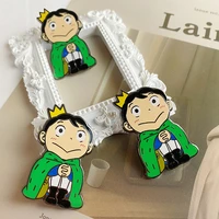 ranking of kings hard enamel pin cute bojji king kawaii little prince boy badge accessories cartoon anime fan badge jewelry