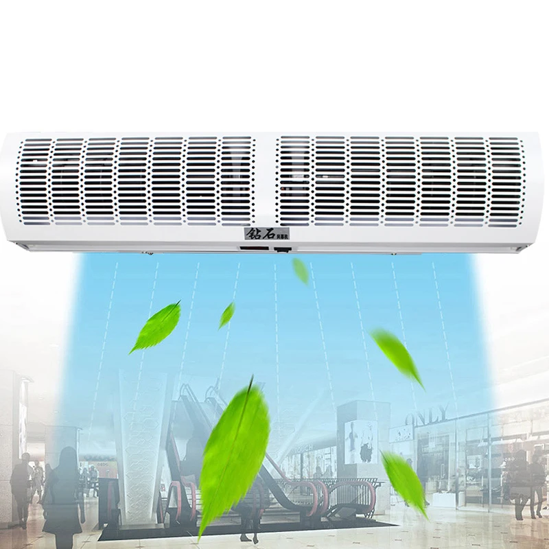 

0.6-2.0m Commercial Air Doors Remote Control Adjustable Stalls Air Curtain Machine Nano Spray Paint Mute Energy Saving Low Noise