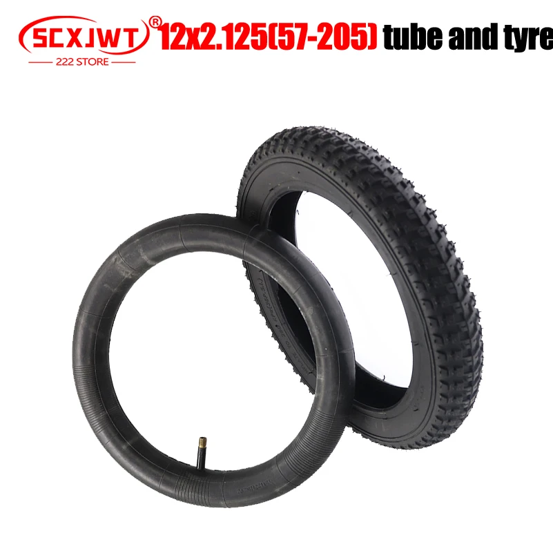 

12x2,125 (57-205) 12-дюймовая внутренняя трубка внешняя шина для электровелосипеда складной велосипед детский велосипед