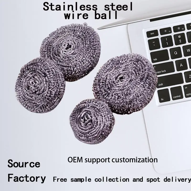 

Ultimate Cleaning Solution: Premium Stainless Steel Wool Ball & Pot Brush Combo for Effortless CleaningIntroducing our game-cha