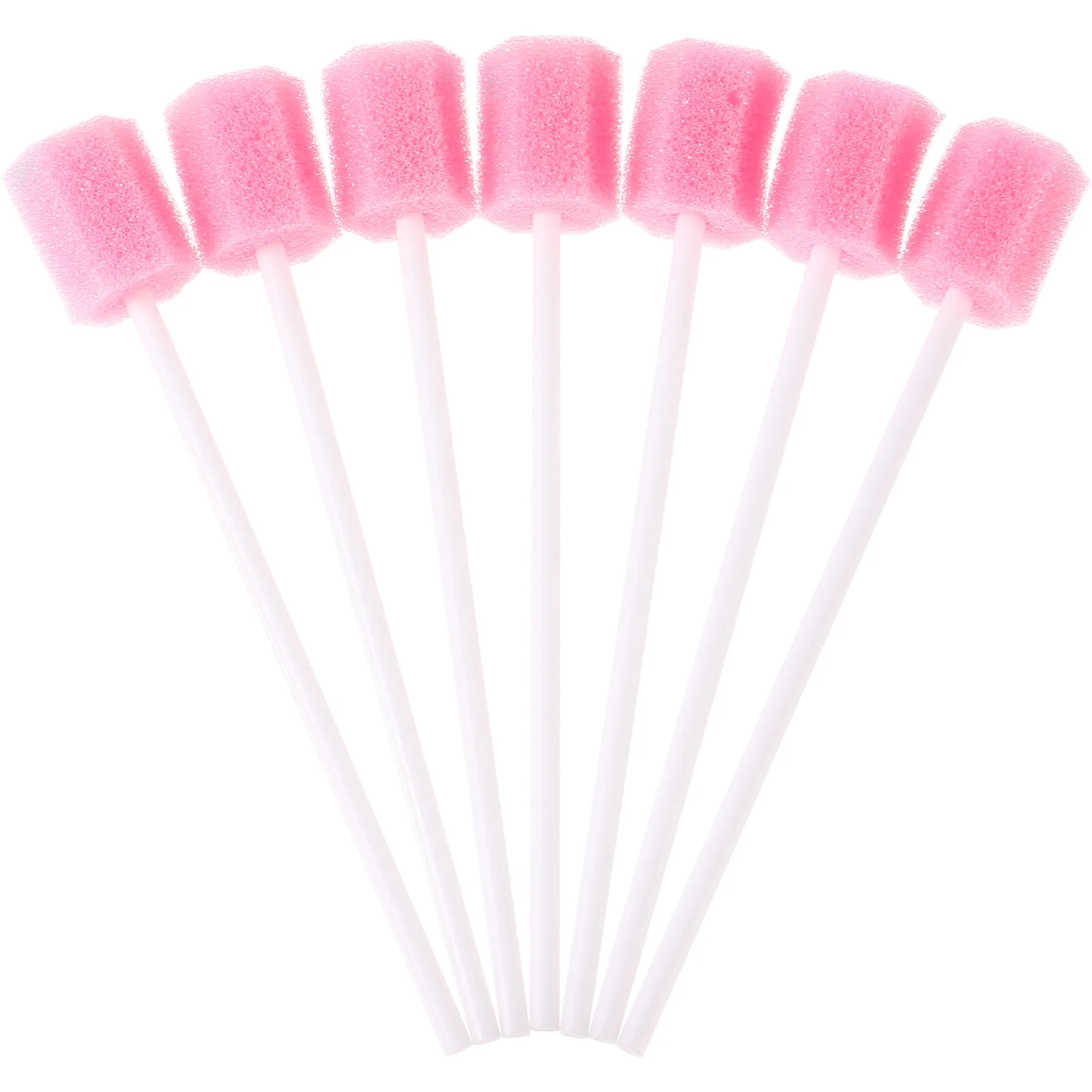 

100 Pcs Stick Cleaning Sponge Elder Dry Sponges Elderly Disposable Cleaning Swabsteeth Kid