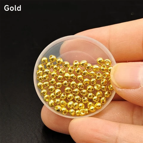 Вольфрамовые бусины для нахлыстовой рыбалки 10 шт.