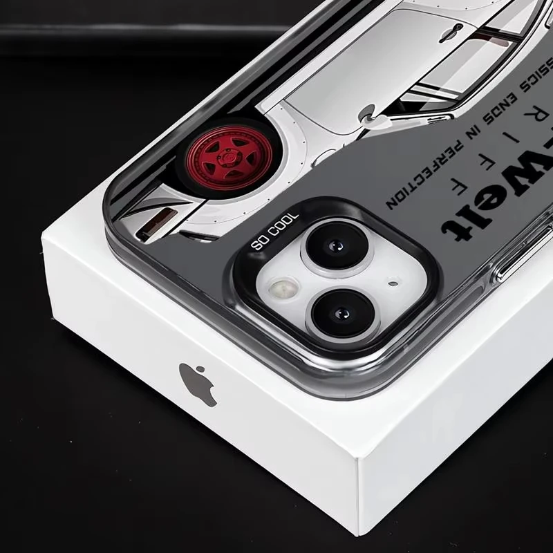 Чехол для телефона JDM Tokyo Drift Sports Car iPhone 16 15 14 13 12 11 Pro Max XS X XR 7 8 Plus Mini SE 2020 2022 бампер Funda